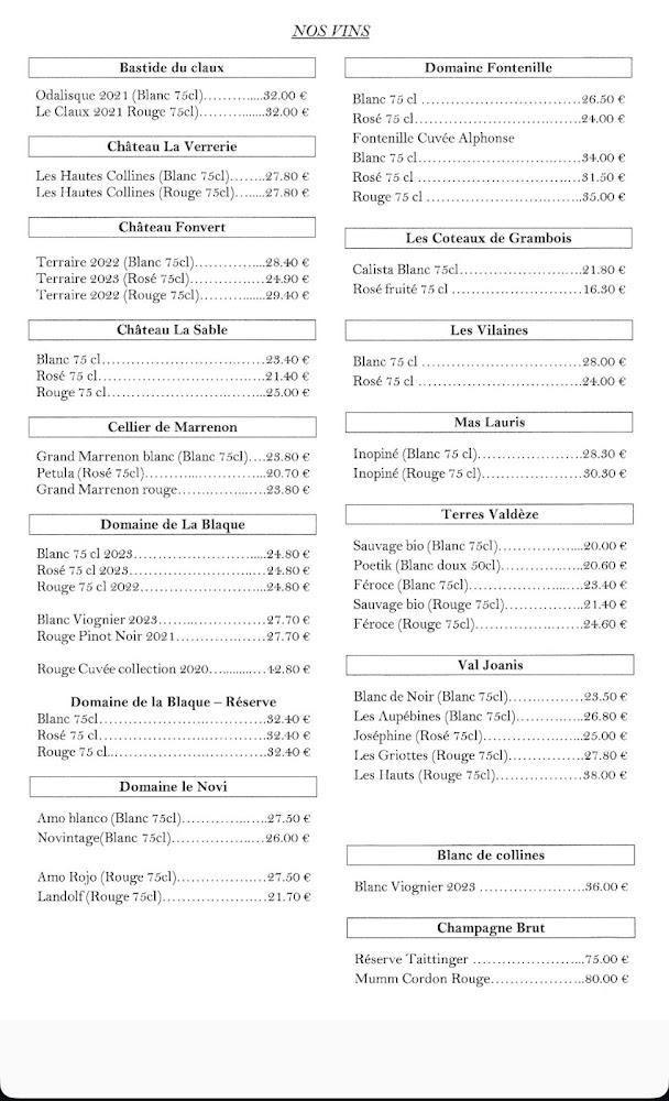 Poivre Rose - Menu Image 3